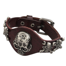 Load image into Gallery viewer, Punk Rock Evil Skull Wristband