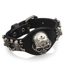 Load image into Gallery viewer, Punk Rock Evil Skull Wristband