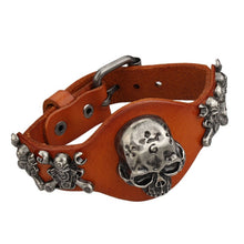 Load image into Gallery viewer, Punk Rock Evil Skull Wristband