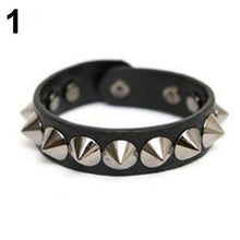 Load image into Gallery viewer, Punk Leather Wristbands